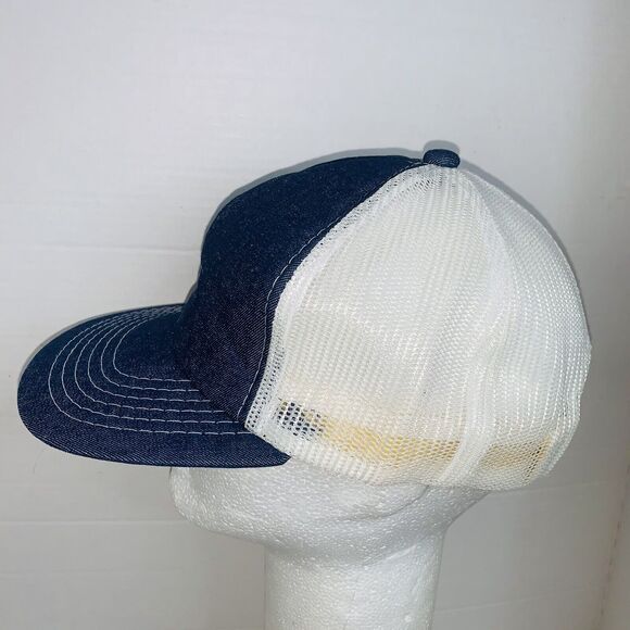 Koger/Air Corporation Blue Denim White Mesh Snapback Patch Cardinal Cap Unworn - Picture 2 of 7